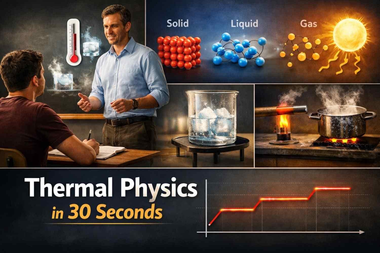 30 सेकंड में Thermal Physics | AI Video Prompts से आसान समझ