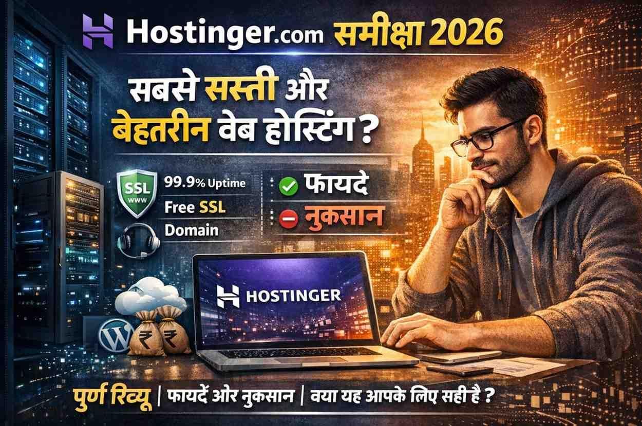 Hostinger.com समीक्षा 2026 — क्या यह सबसे अच्छा वेब होस्टिंग है?