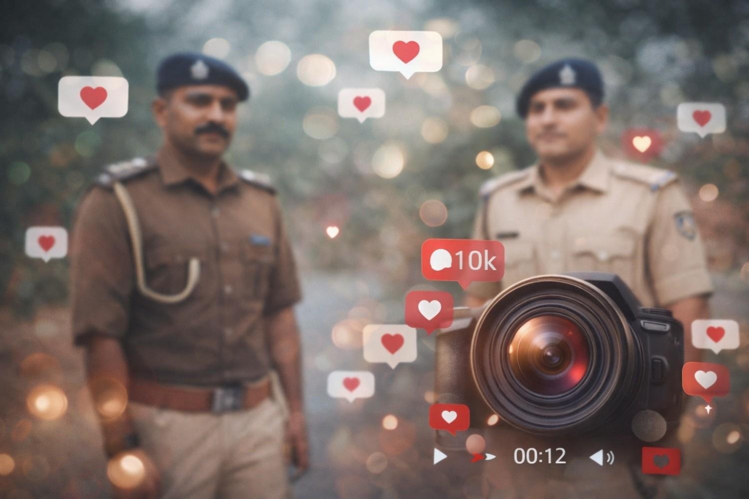 ड्यूटी के दौरान वर्दी में रील बनाना: पुलिस अनुशासन और गरिमा पर उठते सवाल