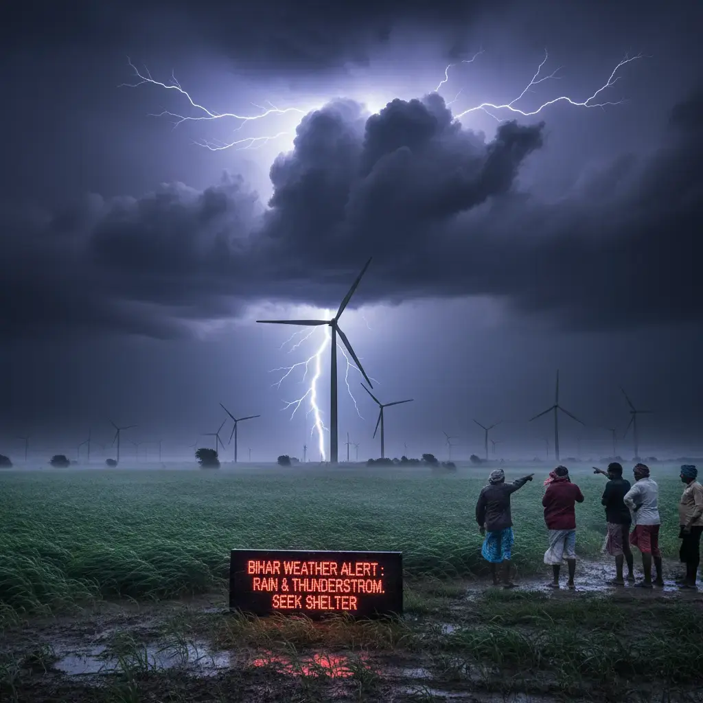 बिहार में बारिश और आंधी की चेतावनी: अगले तीन दिनों तक सतर्क रहें, मौसम विभाग की एडवाइजरी