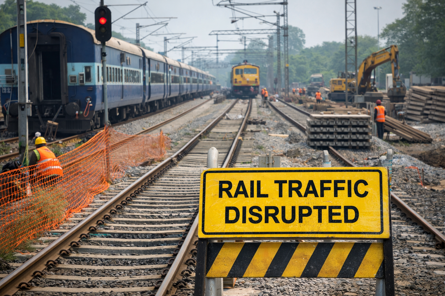 बेतिया–कुमारबाग रेल डबलिंग कार्य से 11–18 फरवरी तक रेल यातायात प्रभावित, कई ट्रेनें रद्द और डायवर्ट