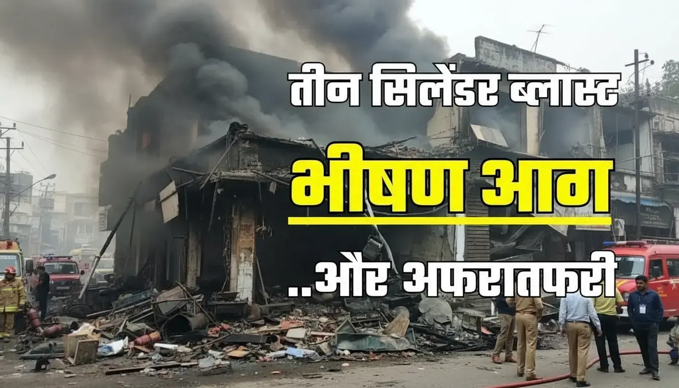 पटना में मिठाई दुकान में सिलेंडर धमाका